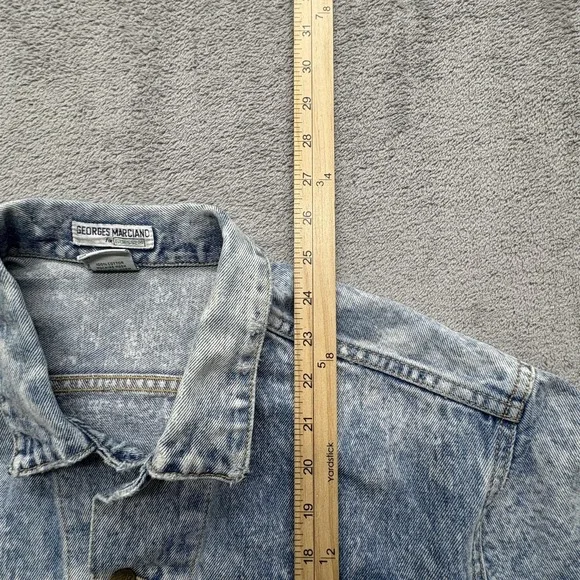 Vintage Georges Marciano Guess Jacket Mens‎ Medium Denim Acid Wash USA 80s Retro